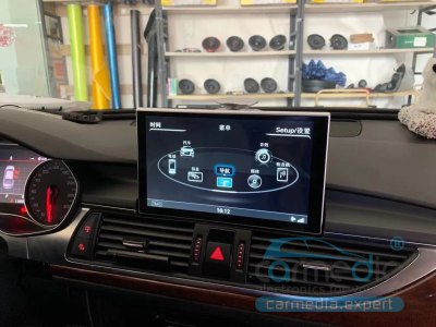 Audi A6 (с 2011г.в. по 2015г.в.) только взамен заводских дисплеев размером 6,5" CARMEDIA SL-A901-S9-4G-DSP-10 Android 10 Штатное головное мультимедийное устройство