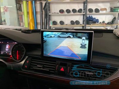 Audi A6 (с 2015г.в. по 2018г.в.)  только взамен заводских дисплеев размером 6,5" CARMEDIA SL-A902-S9-4G-DSP-10 Android 10 Штатное головное мультимедийное устройство