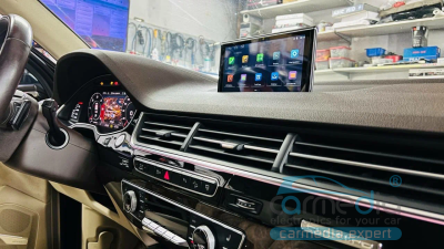 Audi Q7 (2015г.в. по 2019г.в.) поддерживает все заводские функции CARMEDIA SL-A904-P60-4G-DSP-10 Android 10 Штатное головное мультимедийное устройство