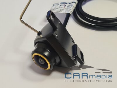 Универсальная автомобильная камера высокого разрешения CARMEDIA ZF-7208H-1080P25HZ-CVBS (тип "пирамидка") горизонтальной или вертикальной установки 360 градусов, передняя или задняя