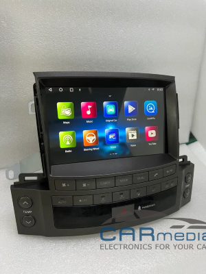 Lexus LX 570 (с 2007г.в. по 2015г.в.) CARMEDIA ZH-L9001 (TS10 8x2,3 Ghz, 8Gb Ram, 128Gb ROM, IPS LCD, Wi-Fi, Bluetooth,  external microphone, 4G встроен, DSP) Штатное головное мультимедийное устройство на OS Android 13