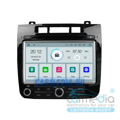 Volkswagen TOUAREG 2011-2014 CARMEDIA KD-8009-P6-9 DSP Android 9.0 Штатное головное мультимедийное устройство
