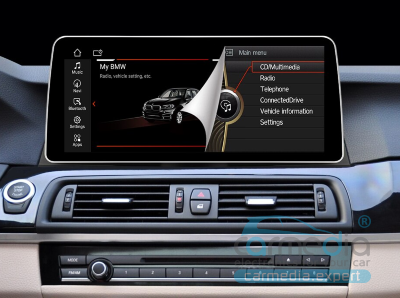 BMW 5 F10 / F11 (с 2010г.в. по 2017г.в.) CIC / NBT CARMEDIA MKD-B-5-F10-CIC-NBT (TS10 8x2,0 Ghz, 6Gb Ram, 128Gb ROM, IPS LCD, Wi-Fi, Bluetooth,  external microphone, 4G встроен, DSP) Штатное головное мультимедийное устройство на OS Android 11