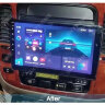 Lexus LX470 04.1998 - 01.2002, Toyota Land Cruiser 100 (c 1992г.в. по 2002г.в.) топовая комплектация CARMEDIA SF-1698-3-S10-4G-DSP-10 DSP Android 10 Штатное головное мультимедийное устройство